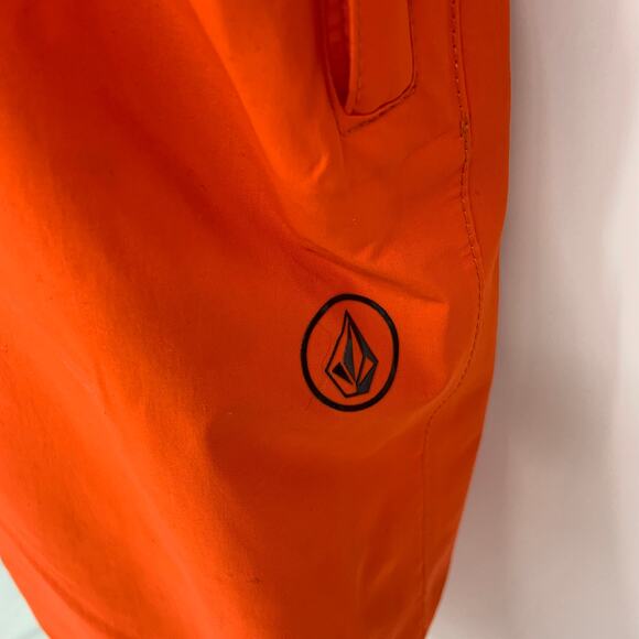Volcom Gore-Tex Let It Storm Orange Snow Ski Snowboard Pants Pockets Size XS - Picture 8 of 12